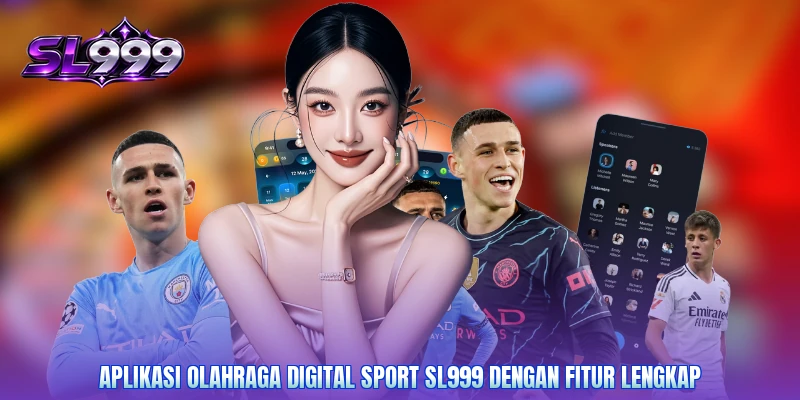 Aplikasi olahraga digital sport SL999 dengan fitur lengkap