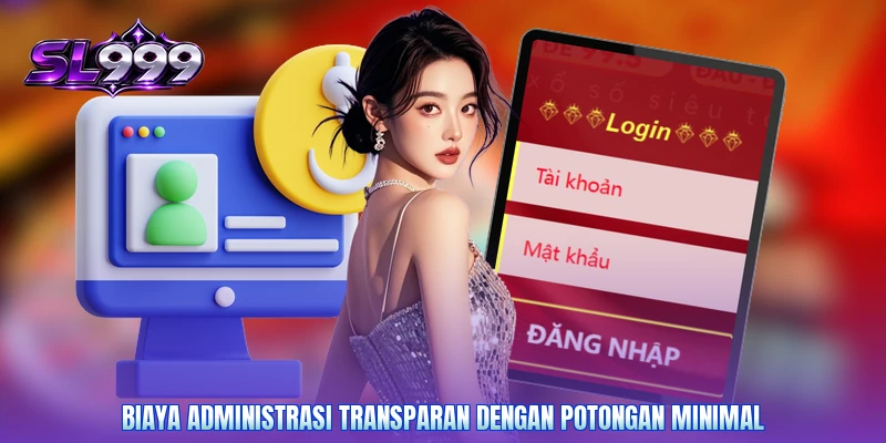 Biaya administrasi transparan dengan potongan minimal