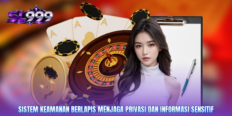 Sistem keamanan berlapis menjaga privasi dan informasi sensitif