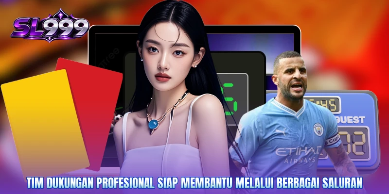 Tim dukungan profesional siap membantu melalui berbagai saluran